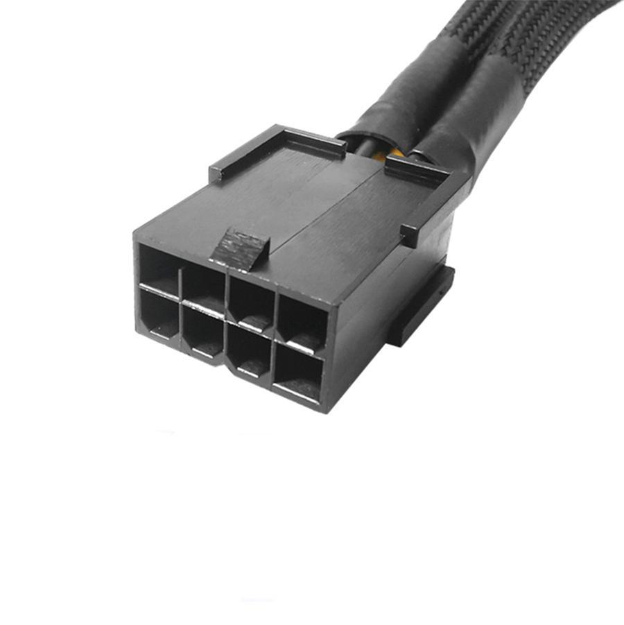 10Pcs 22cm GPU PCIE 8 Pin Female To Dual 2X 8 (6+2) Pin Male Power Adapter Cable