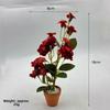 1:12 Dollhouse Miniature Simulation Vase 8 Styles Finished Flower  Miniature Dollhouse Decorations