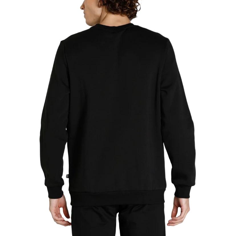 Puma Essentials Crew Sweatshirt With Logo Print Men Sweatshirts Black 847460-01