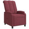 Recliner Chair Wine Red Fabric
