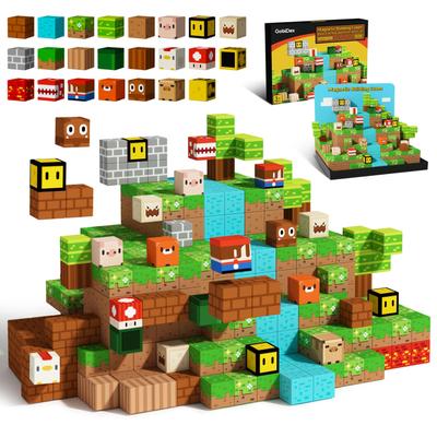 GobiDex Magnetic Blocks for Kids Building Toys for Boys and Girls Ages Builds with Mag Wonder Magnetic Construction Toys Upgraded STEM Sensory Gift