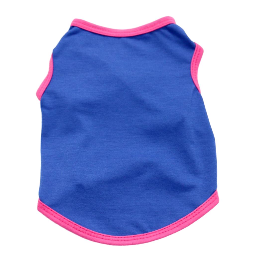 Dog Vest Summer Tank Top Funny T-shirt for Small Dogs Pet Vest with Letter Printing Thin Clothing for Outdoor Activities