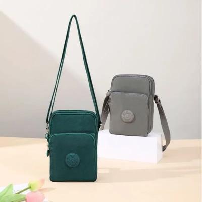 Umhängetaschen Version Handytasche für Frauen Außerhalb Toilettenartikel Täglicher Bedarf Aufbewahrungstaschen Nylon Umhängetaschen