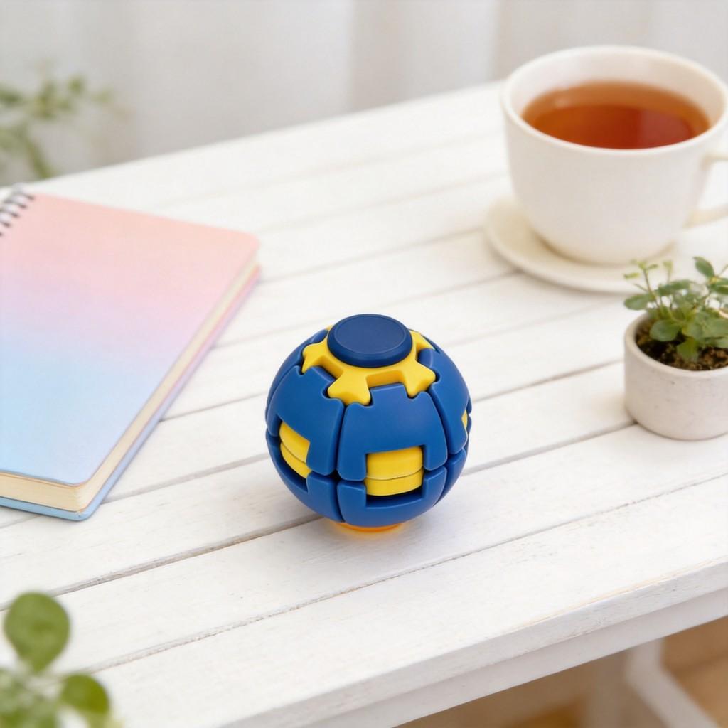 Plastic Puzzle Ball For Stress Relief And Focus Improvement In Office