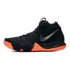 Kyrie 4 Preto Prata Laranja 943806-010
