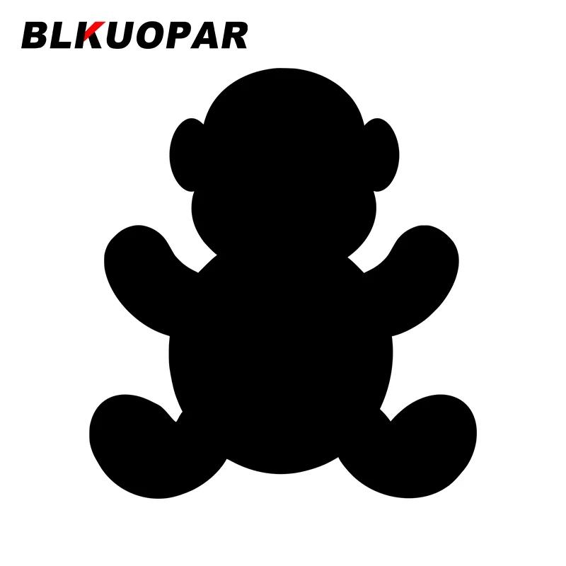 BLKUOPAR For Monkey Silhouette Clipart Car Stickers Creative Personality Decals Refrigerator Helmet Decor Car Label DIY