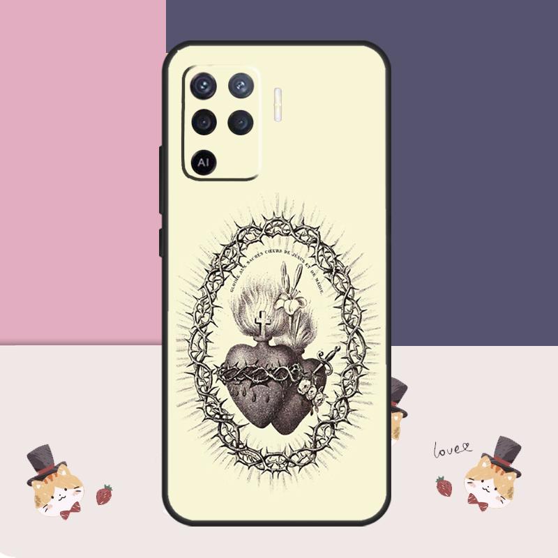 

Hearts of the Holy Family Case For Oppo A77 A17 A57 A40 A78 A54 A74 A94 A76 A16 A96 A18 A60 A80 A38 A58 A98 A15 A5 Pro OPPO A16