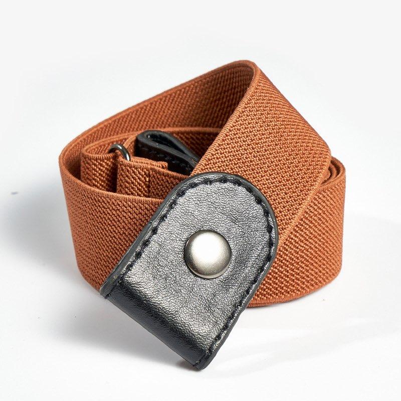 Buckle-Free Belt for Women Girls Jeans Pants Dress No Buckle Stretch Elastic Waist Belt, No Bulge, No Hassle Belts