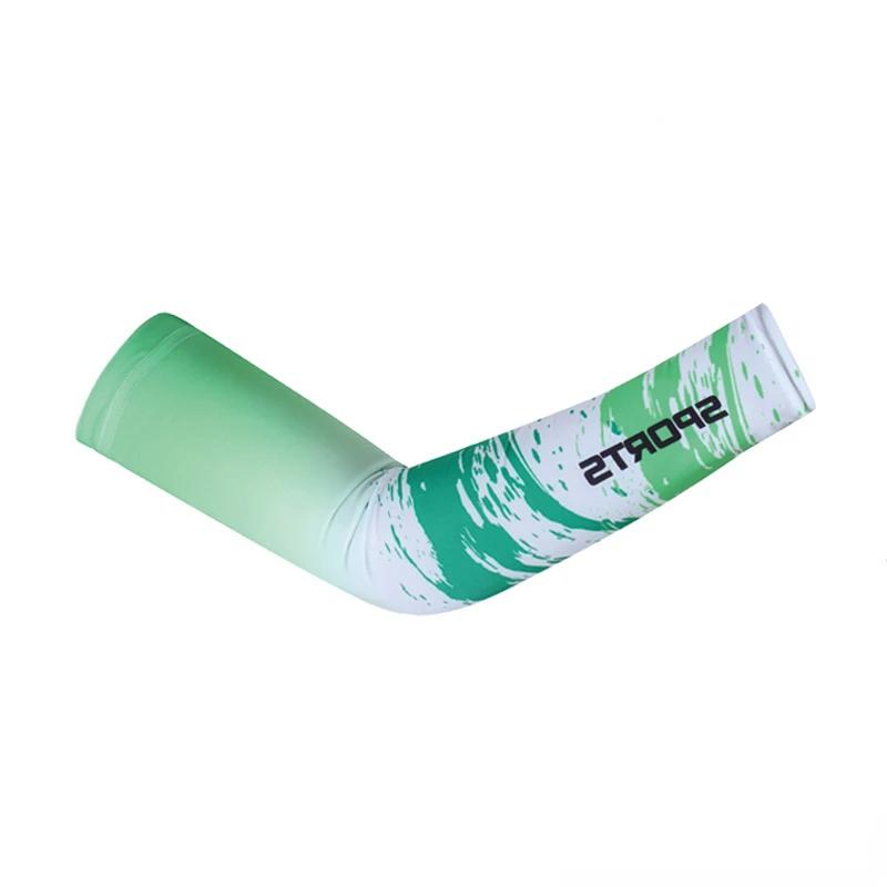 New Ice Silk Sleeve Sunscreen Cuff UV Sun Protection Arm Sleeves  Anti-Slip Men Women Long Gloves Outdoor Cool Sport Cycling