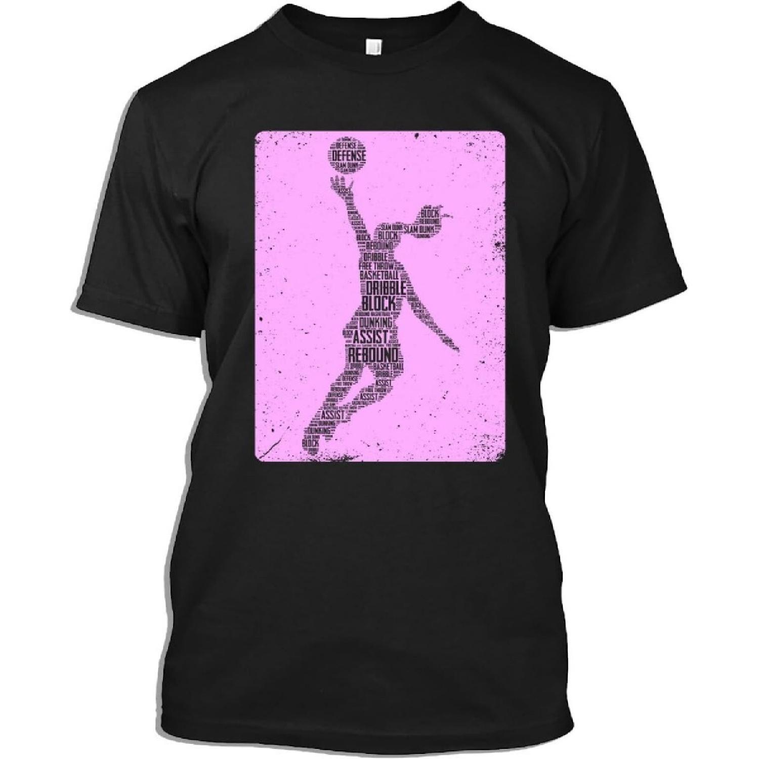 Basketball Lover Tshirt Basketball Girl Women Kids Basketball Player Coach Fans Gift T-Shirt for Men Women XXXXXL разноцветный