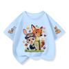 Crazy Animal Cartoon Pattern Short-Sleeved T-Shirt -Popular Children's Shirt