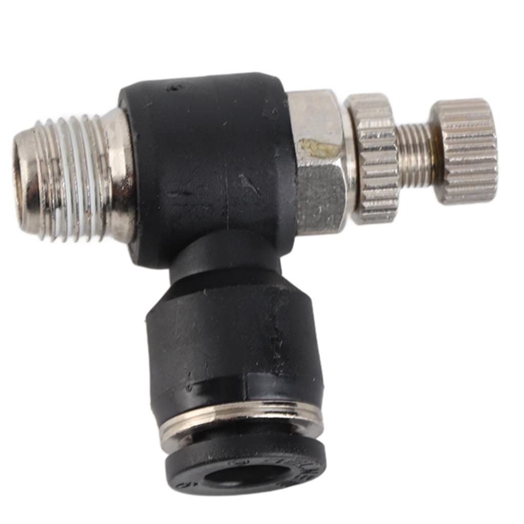 Laser Cutting Machine C02 Nozzle Laser Gas Valve (Air Pipe 6mm;Thread Dia.9.7;Adjustable)