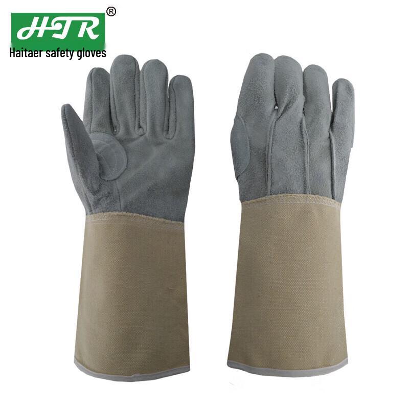 

Зварювальні рукавиці Haitaer з половини коров ячої шкіри One Size
