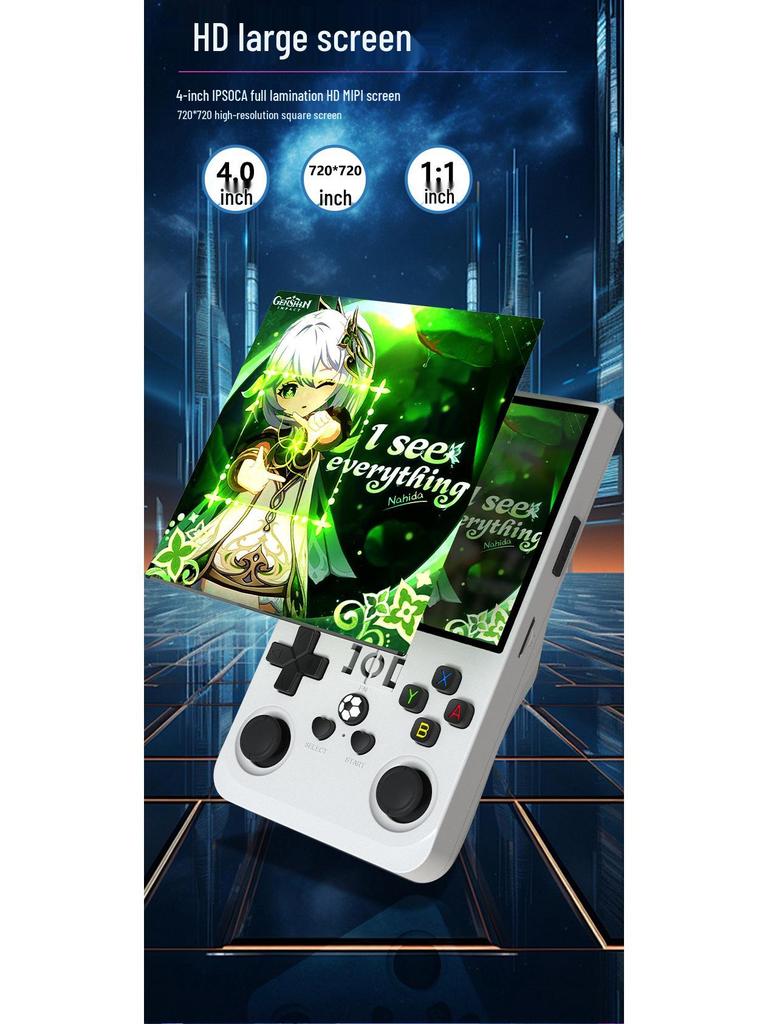 R36MAX: Open Source Retro 3D Handheld Game Console with Dual System