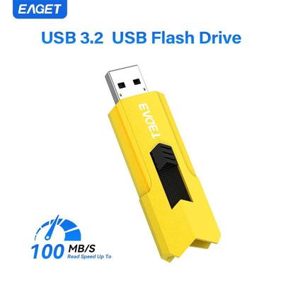 Flash Drive USB 3.2 Flash Drive Retractable Thumb Drive 64G/128GB USB Drive Jump Drive Ultra High Speed USB 3.2 Memory Stick