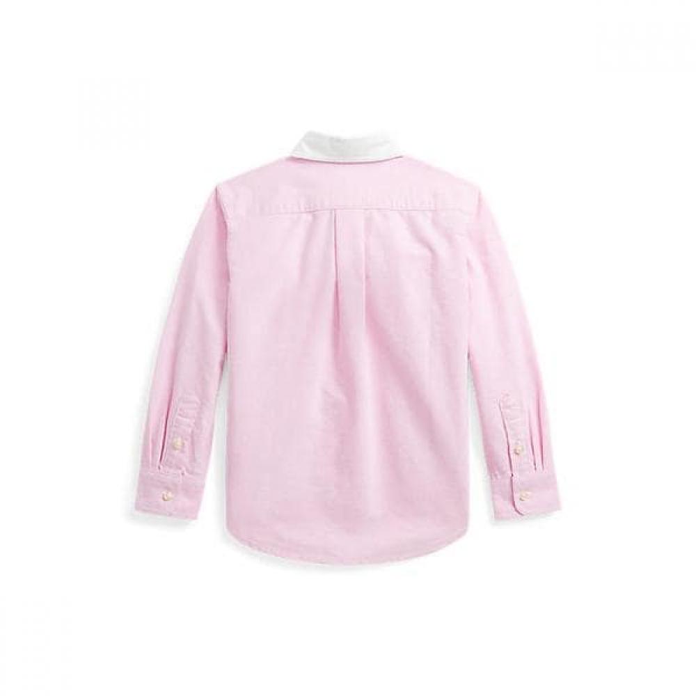 Polo Kids Boys 2 7 Polo Bear Cotton Oxford Shirt Cwpowovb6820360650