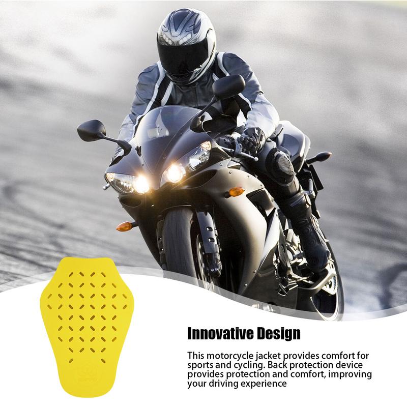 Motorcycle Back Protector Universal Motorcycle Jacket Soft Portable Lightweight Protective Gear Rider Motorcycle Accessories