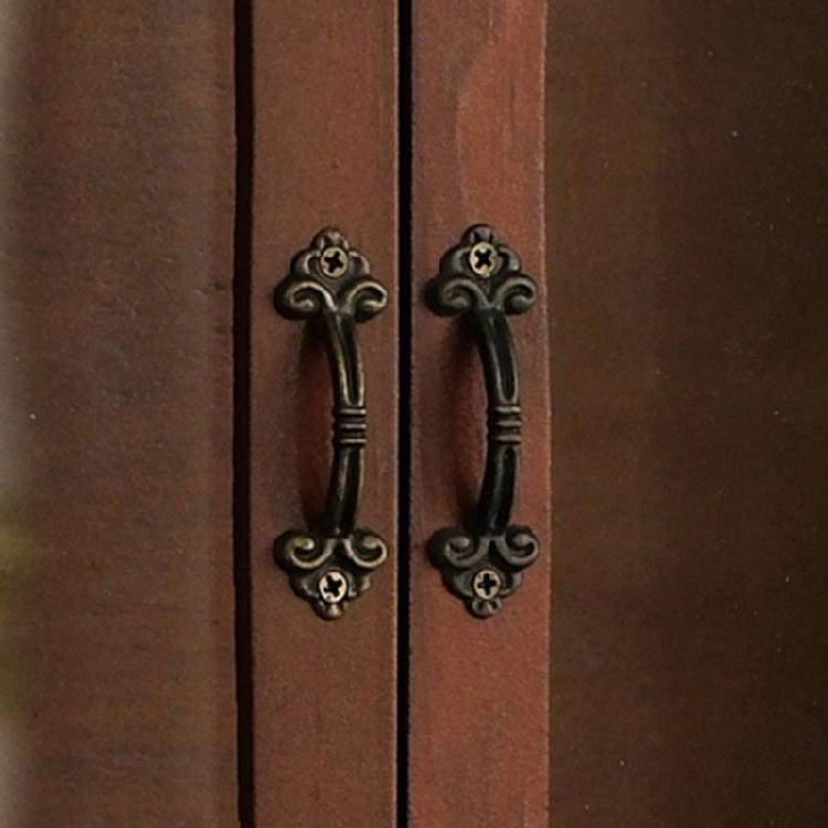 Hölzerner Tisch-Vitrinenschrank mit gehärteter Glastür Multifunktionale Aufbewahrungsorganisatoren für Heim- und Bürodekorationen