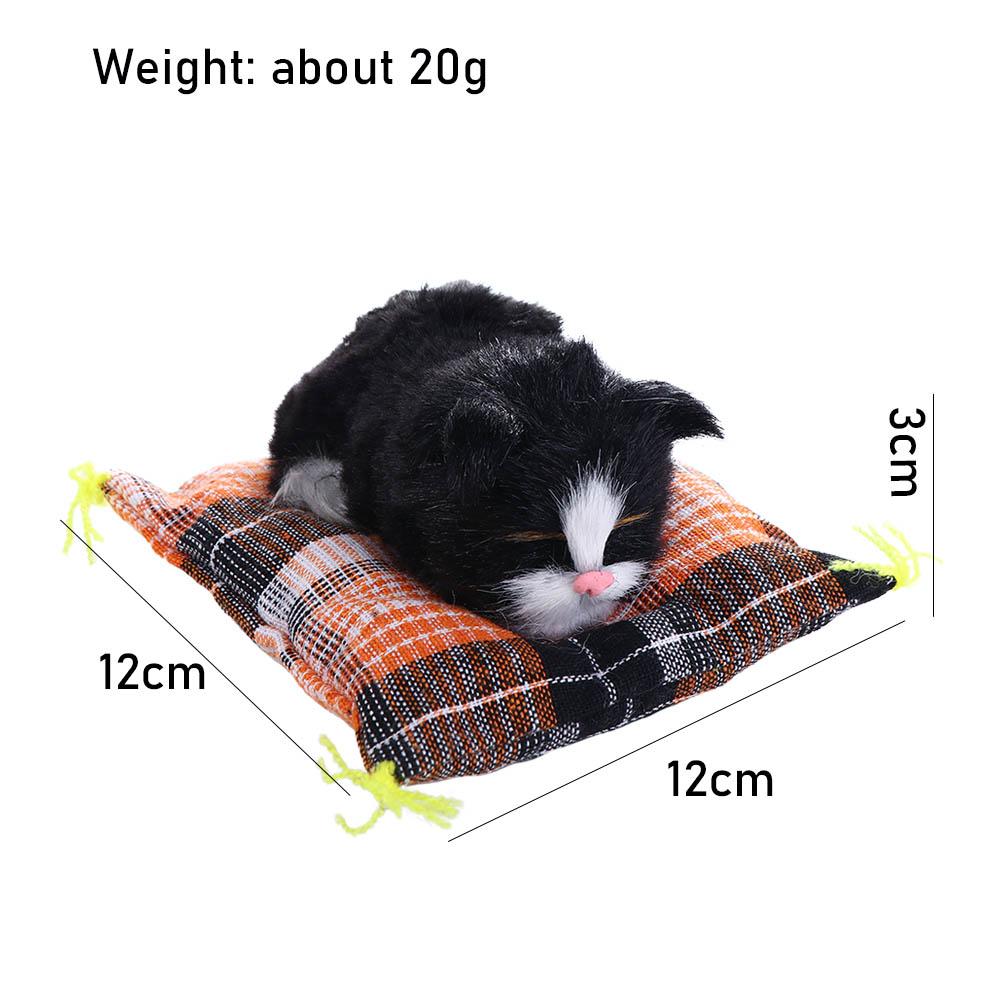 Birthday Gift Creative Decoration Plush Creative Plush Cats Cat Ornaments Fake Cats Simulation Cat