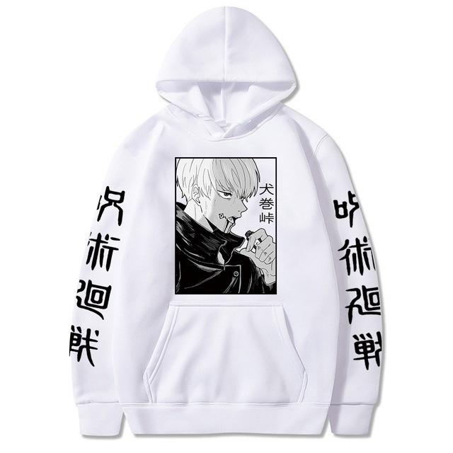 Sunman Jujutsu Kaisen Spell Back Battle Pop Print Hooded Spring Sweater Hoodie Men And Women