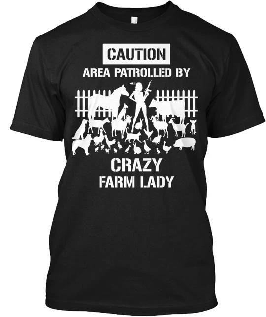 

Crazy Farm Lady TTshirt Made in the USA Size S to 5XL 2XL