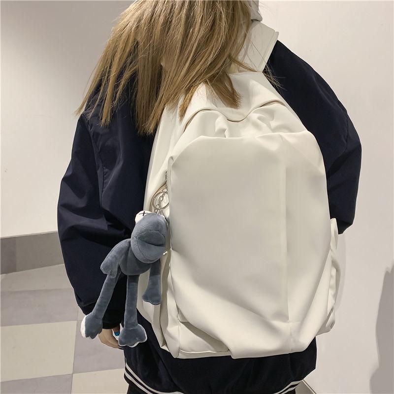 Schoolbag Men College Students Simple Large Capacity Shoulder Bag Female
