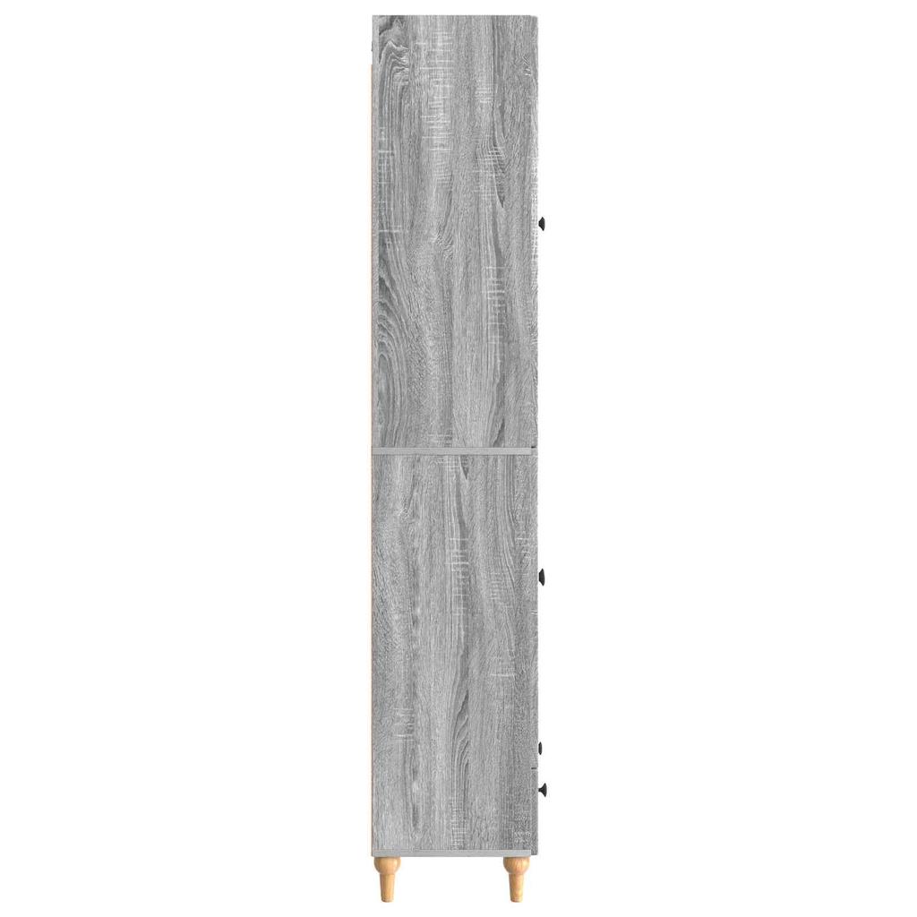Cabinet Set 2 pcs 66 x 34.5 x 95 cm engineered wood