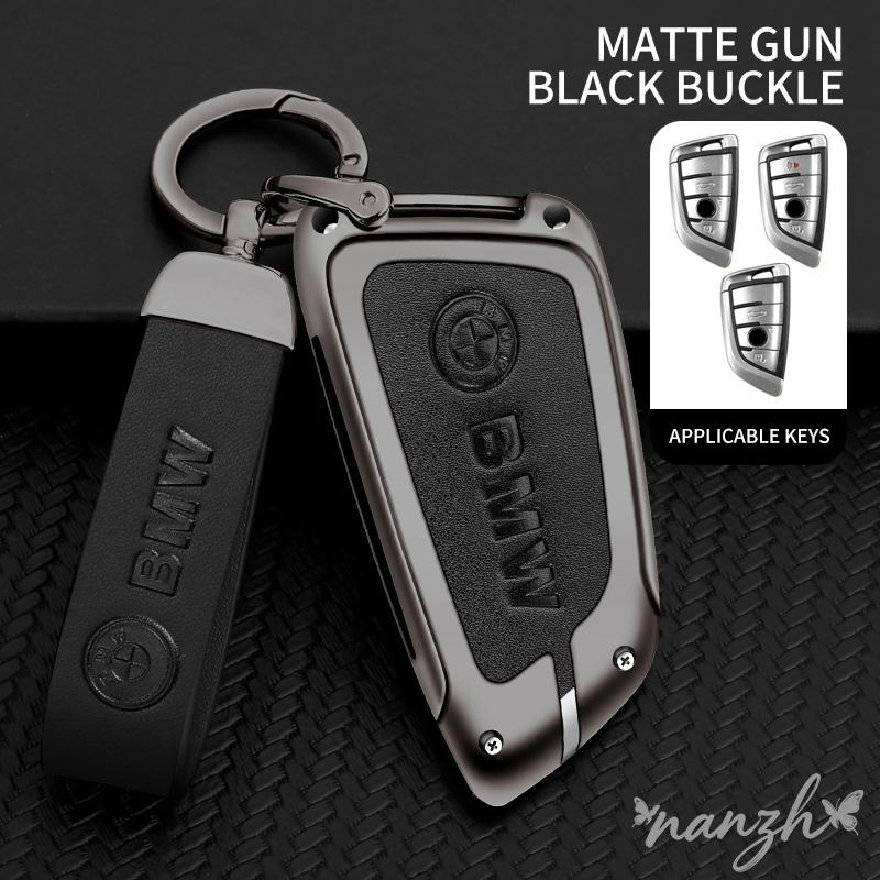 Keychain For BMW X1 X4 X5 F15 X6 F16 G30 7 Series G11 F48 F39 525 f30 118i 218i 320i Zinc Alloy Holder Shell Car Key Case Cover