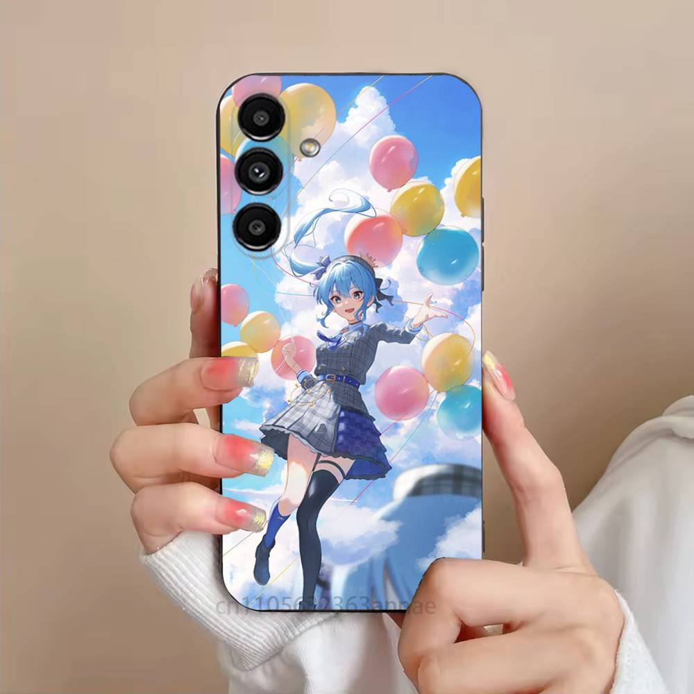 H-Hoshimachi S-Suisei Phone Case For Samsung Galaxy S21 22 23 24 S25 Ultra PlusS20 FE S10 Plus Cover Funda