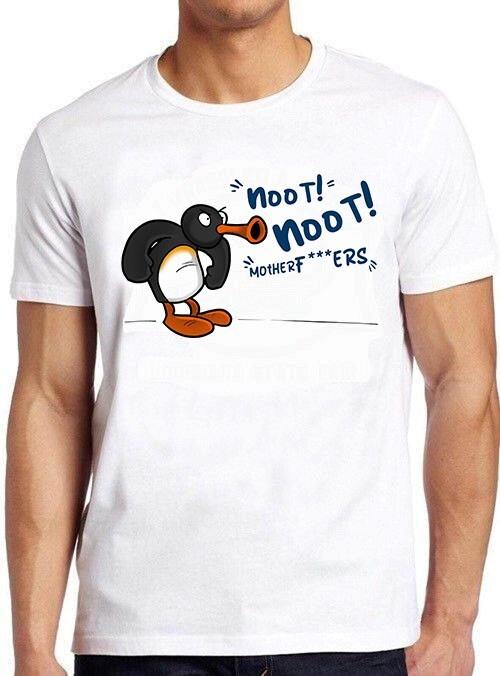 Angry Pingu Noot Noot Motherf***ers Meme Gamer Movie Funny Gift Tee T Shirt M998 XXL