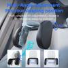 Universal Car Headrest Pillow Memory Foam 360 Adjustable Auto Cervical Support Side Pads One Click Sleep Aid for Adults&Children