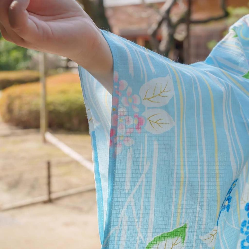 Юката с блестками, единый размер [Yurakuan] Женский костюм из двух частей (Только юката, Большинство)