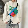 Color-Block Chest Bag for Men & Women – Trendy Multi-Pocket Waist Pack with Adjustable Strap – Perfect for Streetwear, Travel & Daily Use