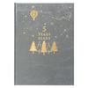 Closepin A5 368 Starry Sky Forest and Starry Gold Foil Free Made in 5-Year Diary, Size, Pages, Design, Sky, Hardcover, Finish, Type, Japan, DI-16686