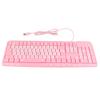 104 Keys USB Wired Keyboard Ultra Thin Cute Cartoon Ergonomic Computer Keyboard Plug and Play for Home PC Laptops
