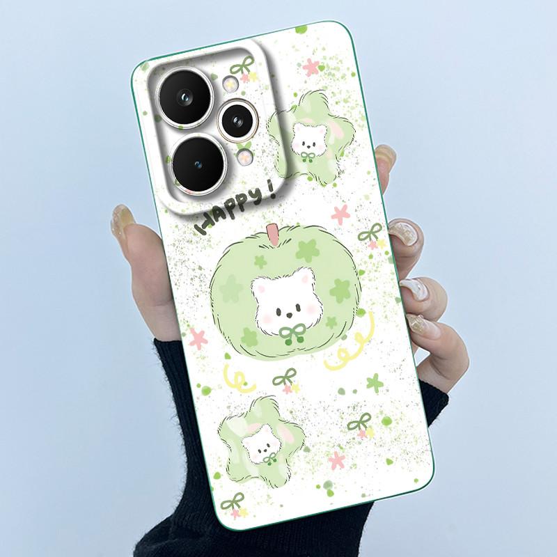 For Realme 15 Pro 5G Phone Case Cute Panda Girl Cats Liquid Silicone Soft Back Cover For Realme15 15Pro High Quality Phone Shell