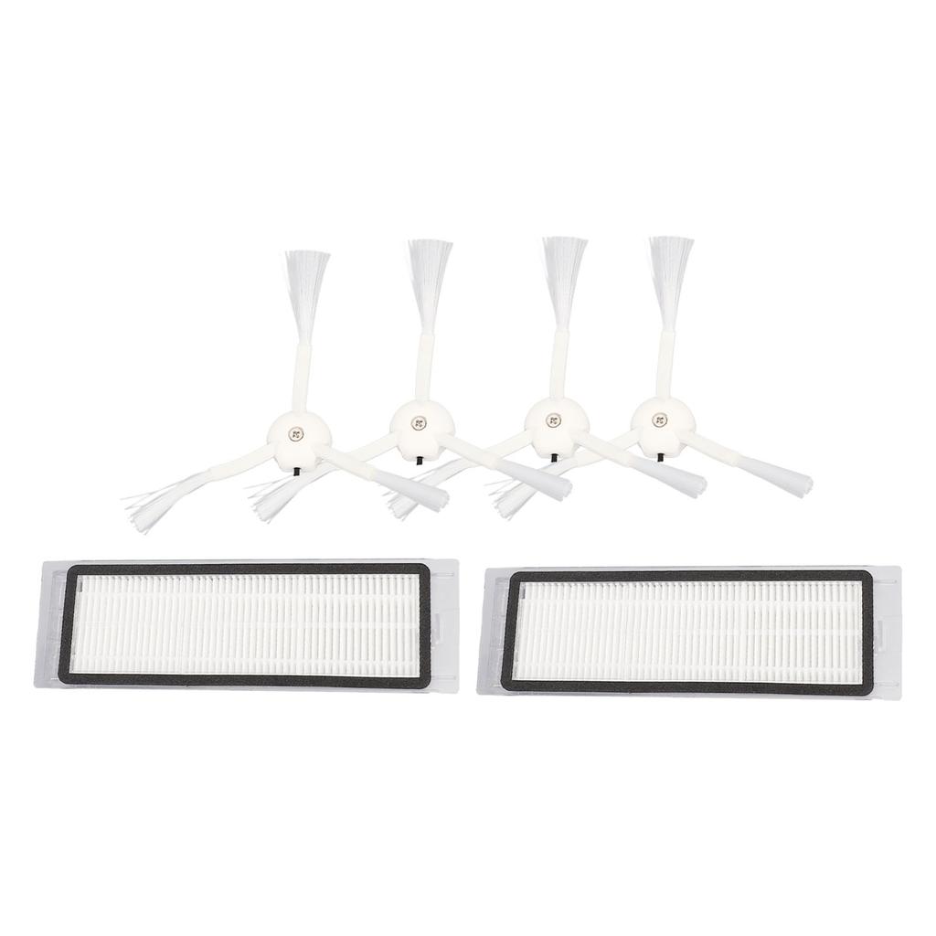 Vacuum Filter Side Brush Set Effective Cleanup Optimum Performance Long Life ABS Rubber for S50 S51