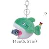 Cartoon Shark Blue Shark Pendant Stuffed Animal Plush Shark Keyring  Kids Gifts