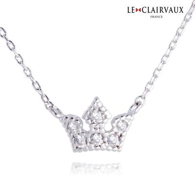 Cutie Tiara Silver Necklace/Sn238569