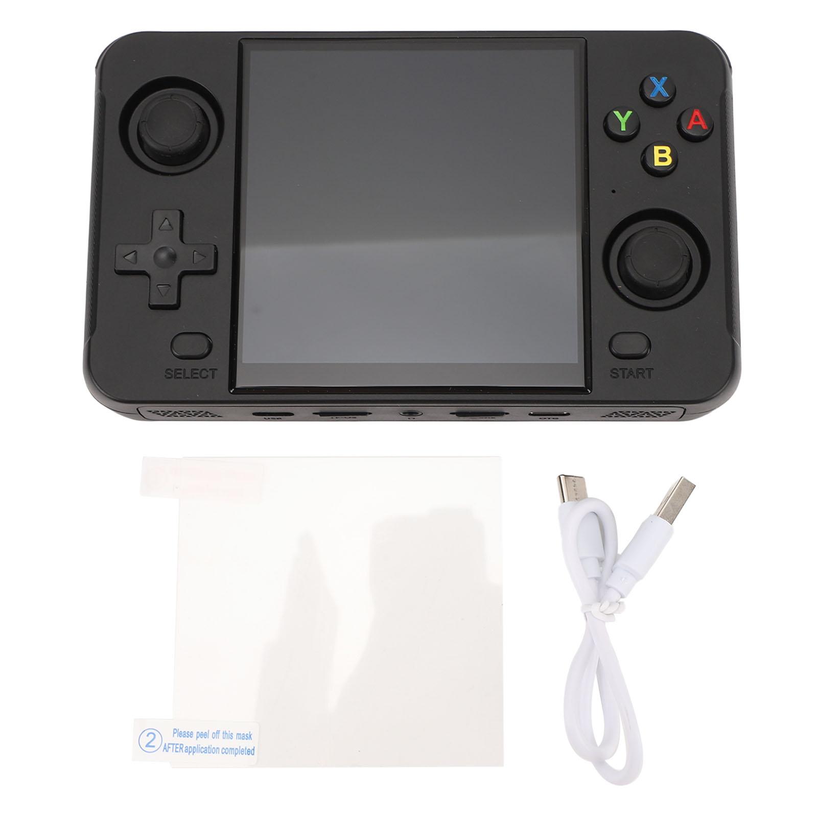 

Портативная игровая консоль с 4-дюймовым цветным экраном IPS, игровая консоль в стиле ретро с открытым исходным кодом, поддержка кнопок RL Black