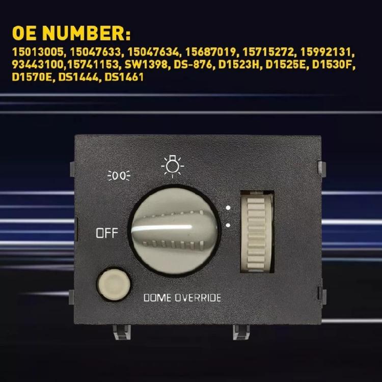 Headlight Control Switch Button 5047633 15047634 15715117 15013005 93443101 15741153 15992131 93443100 for Easy Handling