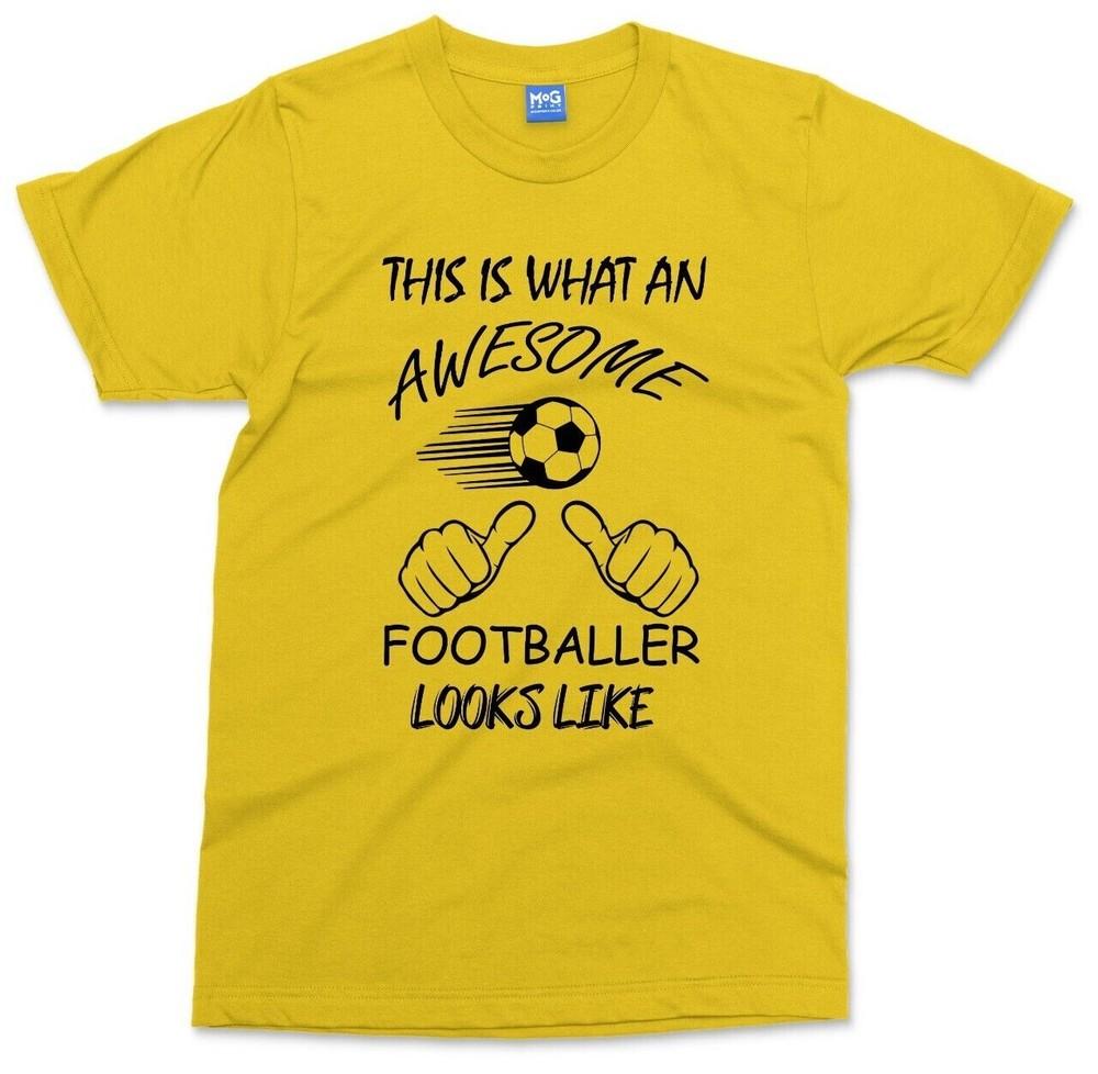 This Is What An Awesome Footballer Looks Like TShirt Sports Player Football Tee