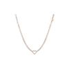 Emporio Armani Fashion Light Luxury Diamond Heart Pendant Necklace Women necklace EGS2965221