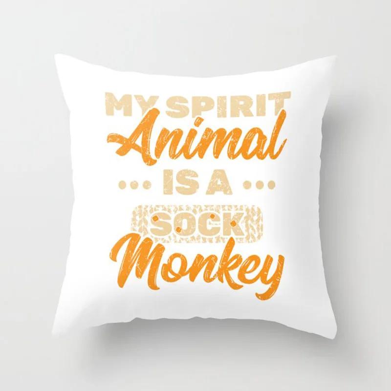 Potah na polštář na pohovku do auta Oranžový geometrický vzor Potisk Čtvercový povlak na polštář Domácí dekorace