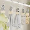 5/10Pcs Upgrade Widen Closet Clothes Organizer No Trace Clothespins Clothes Pegs With Hooks Pants Socks Drying Clothes Hangers