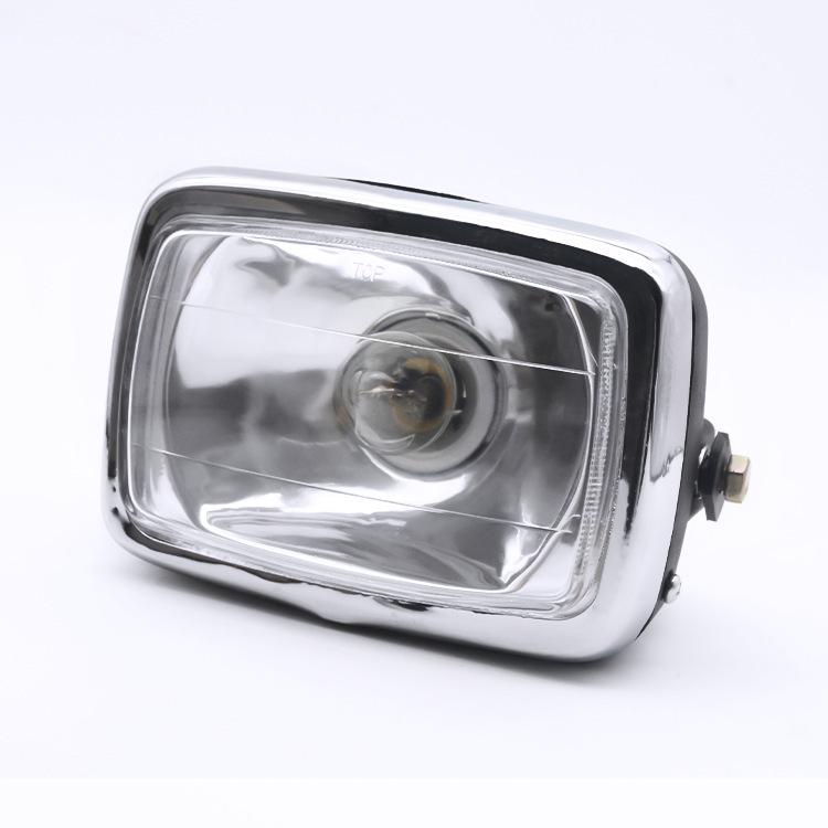 Yibai Ke Motorcycle Headlight: Round & Square Bulbs for Jialing JH70/4