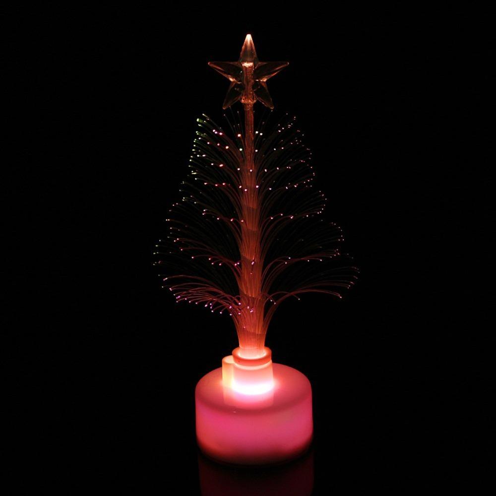 Colorful LED Fiber Optic Lamp Nightlight Function Nightlight Lamp  Christmas Gift