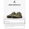 Air Jordan Stadium 90 GS Medium Olive Barnesko Grønn Universitetrød Sail HF6014-201