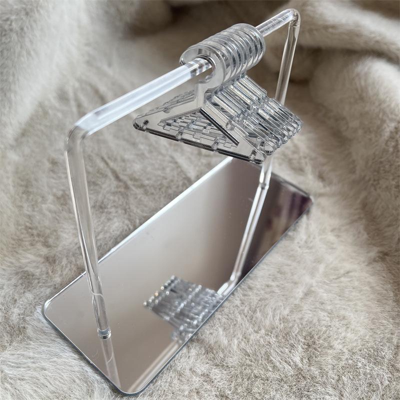 8 Pcs Hangers Shaped Jewelry Holder Personalized Earrings Display Racks Hanging Clothes Stand Storage Jewelry Organizer Holders