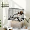 Three Tier Gerbil Cage Hamster Cage For Dwarf Hamster W Wheels Deep Bottom Food Dish Water Bottle